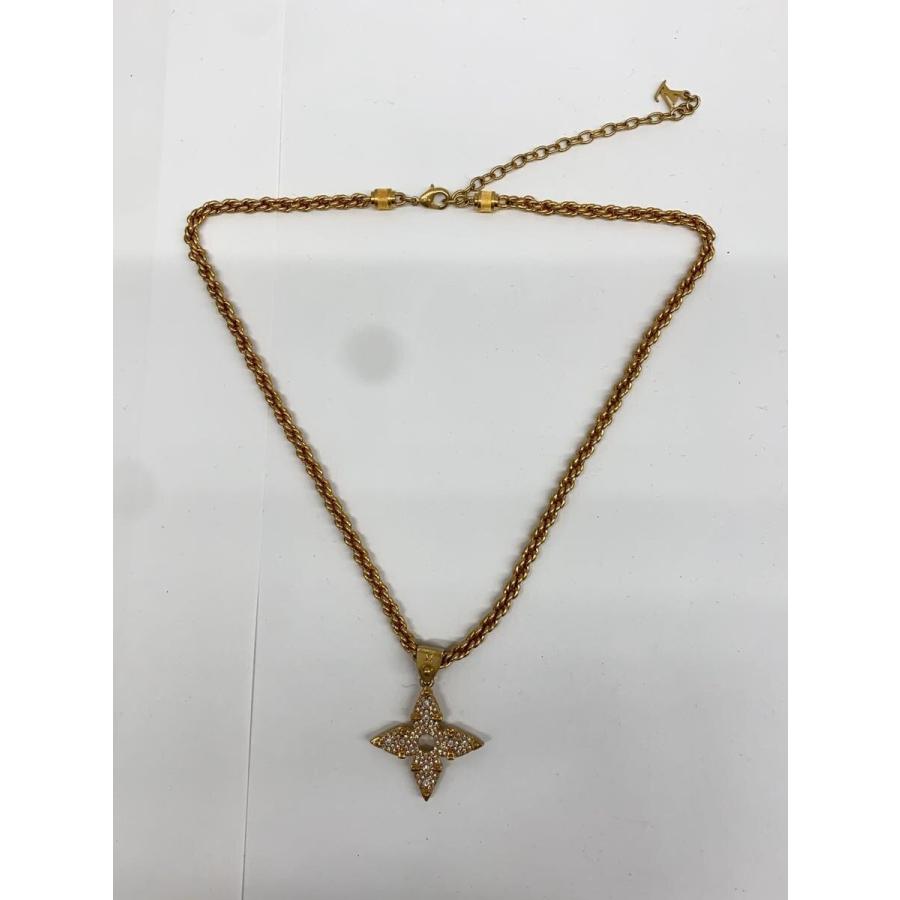 LOUIS VUITTON◇ペンダント LVロープ/ネックレス/--/GLD/トップ有