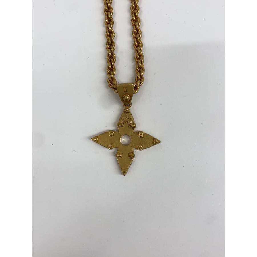 LOUIS VUITTON◇ペンダント LVロープ/ネックレス/--/GLD/トップ有