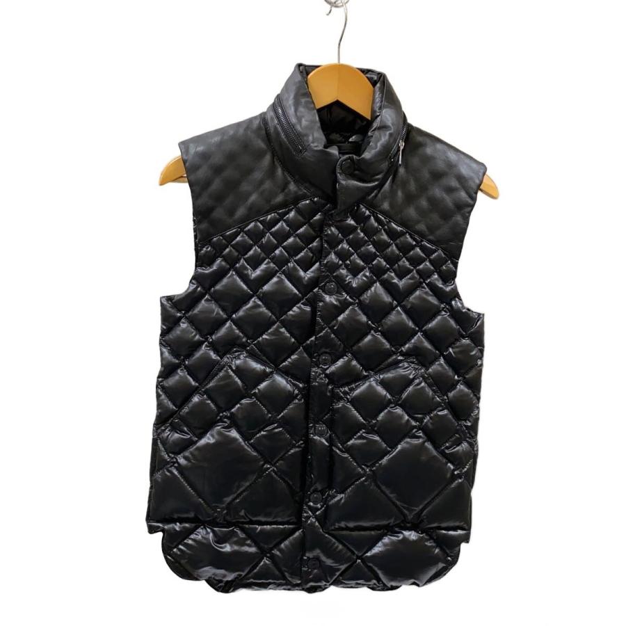 EMPORIO ARMANI◇ダウンベスト/44/ポリエステル/BLK : セカンド