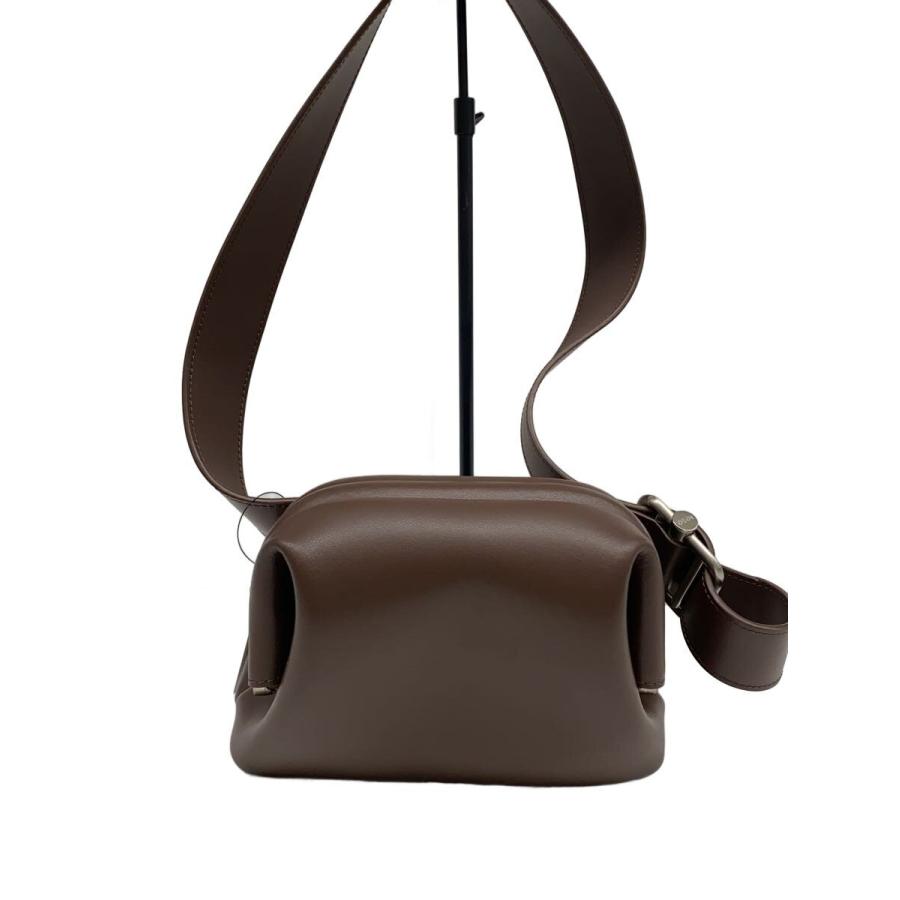 OSOI◇PECAN BROT/がま口ショルダーバッグ/レザー/BRW// : セカンド