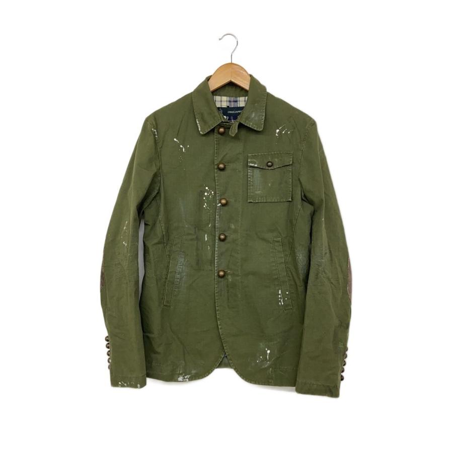 DSQUARED2◇ジャケット/46/コットン/GRN : セカンドストリートYahoo!店 