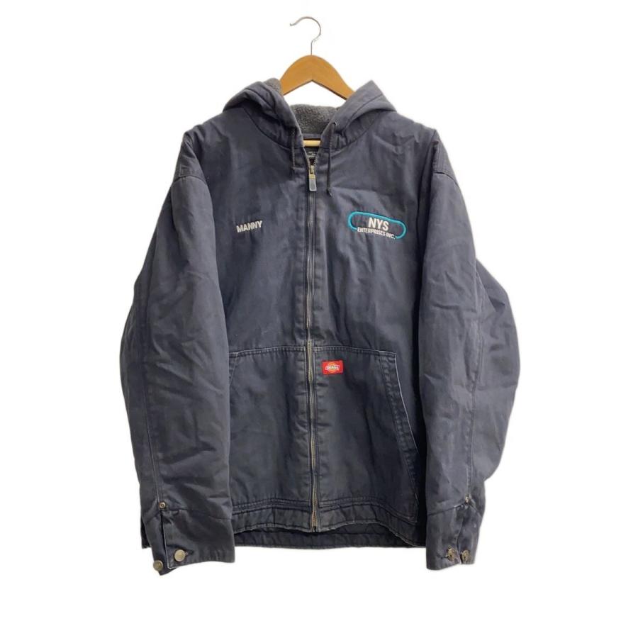 DICKIES◇企業ロゴ/アクティブジャケット/ダックパーカー/XL/コットン