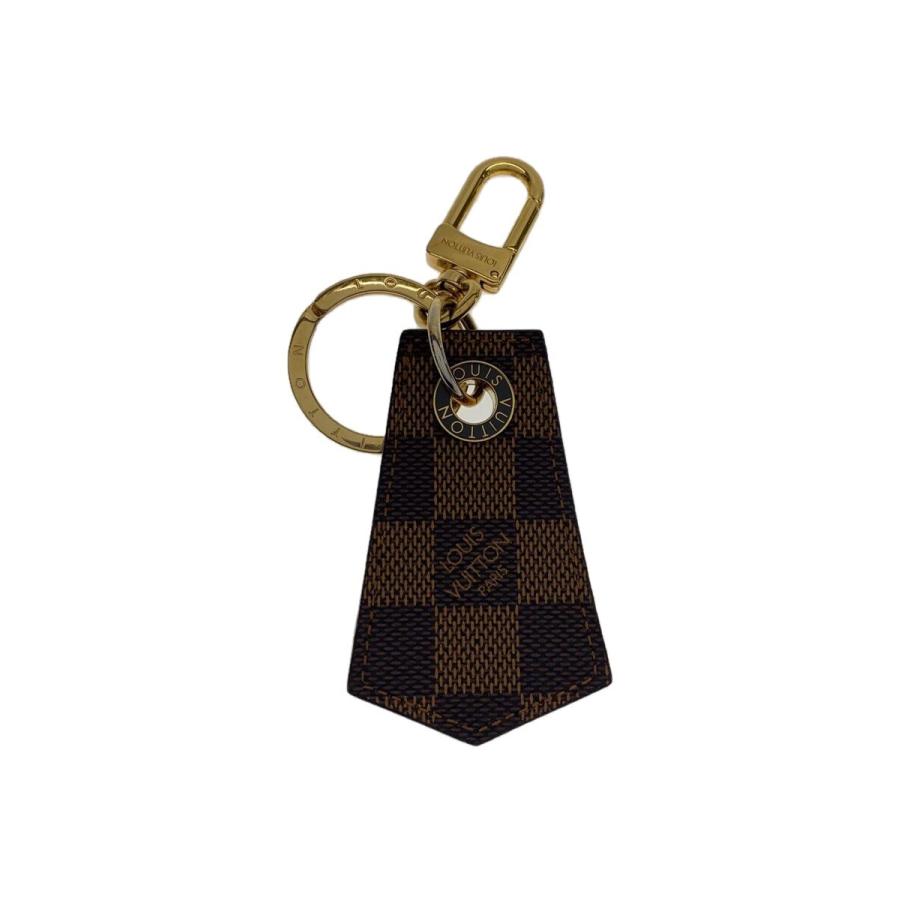 LOUIS VUITTON◇キーホルダー・アンシャッペ_ダミエ・エベヌ_BRW