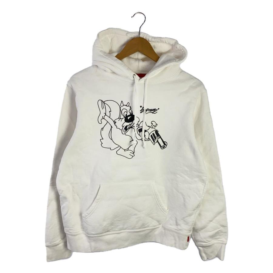 Supreme◇18SS/Lee Quinones Hooded Sweat Shirts/パーカー/S/コットン  