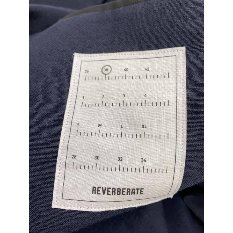 REVERBERATE◇round collar jacket/ジャケット/38/ウール/NVY REVERBERATE◇round collar jacket/ジャケット/38/ウール/NVY