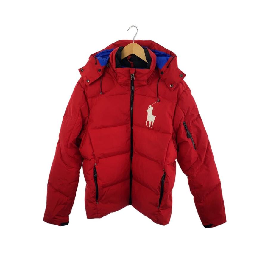POLO RALPH LAUREN◇ビッグポニーダウンジャケット/M/ポリエステル/RED