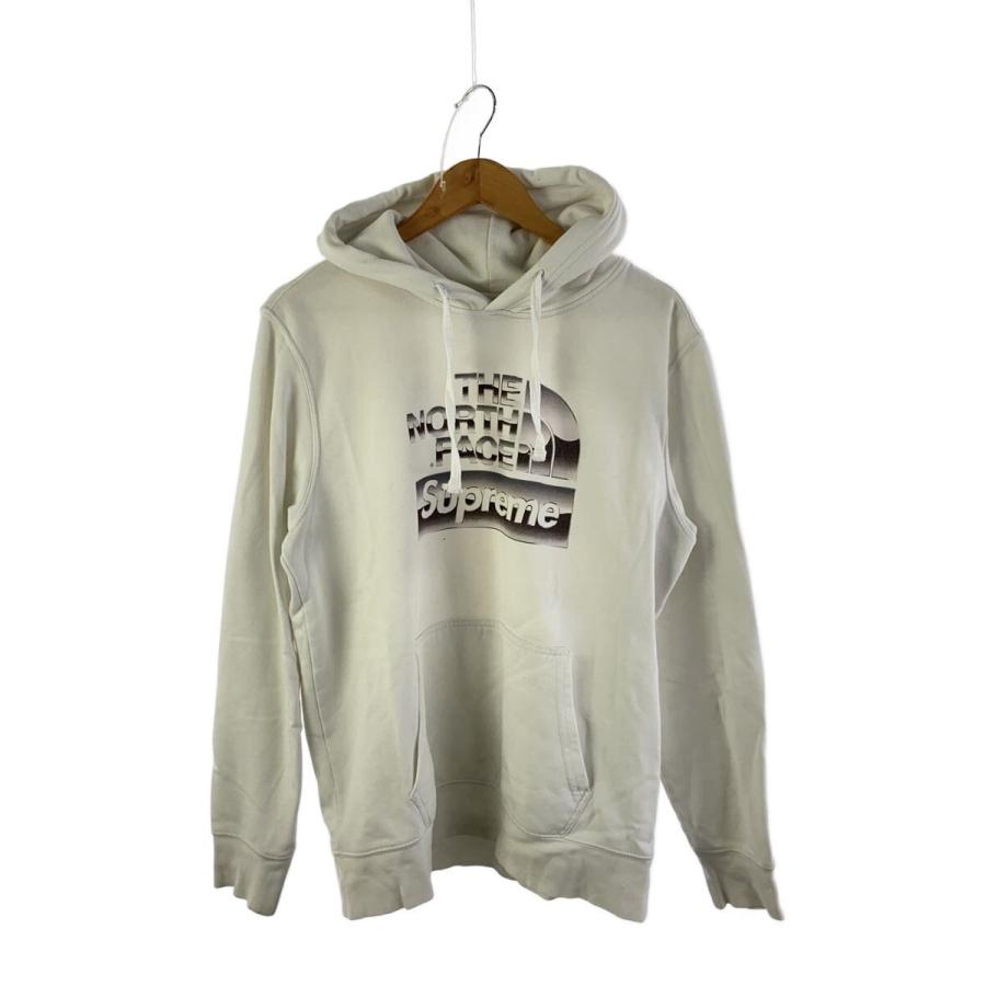 THE NORTH FACE◇×Supreme/18ss/Metallic Logo/パーカー/M/コットン