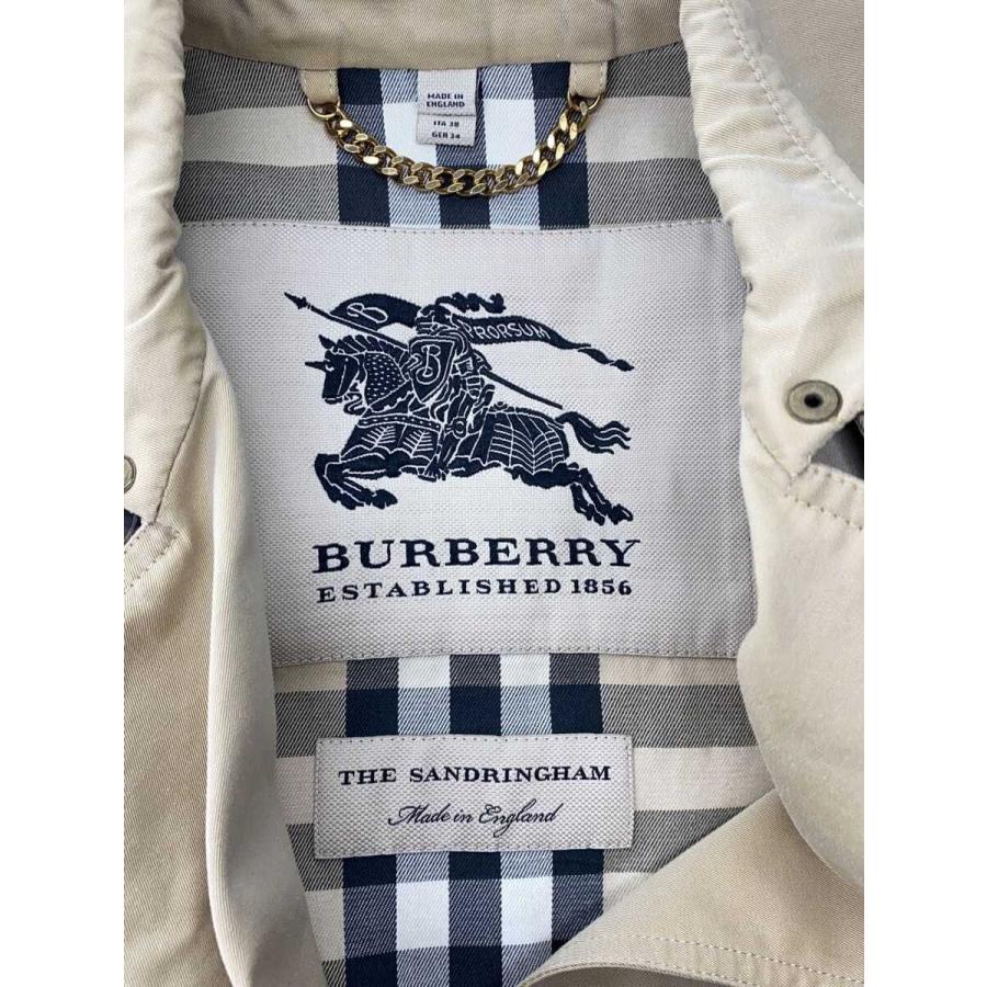 美品 BURBERRY THE SANDRINGHAM メンズ トレンチコート BURBERRY◇SANDRINGHAM LONG/トレンチコート/38/コットン/3900547