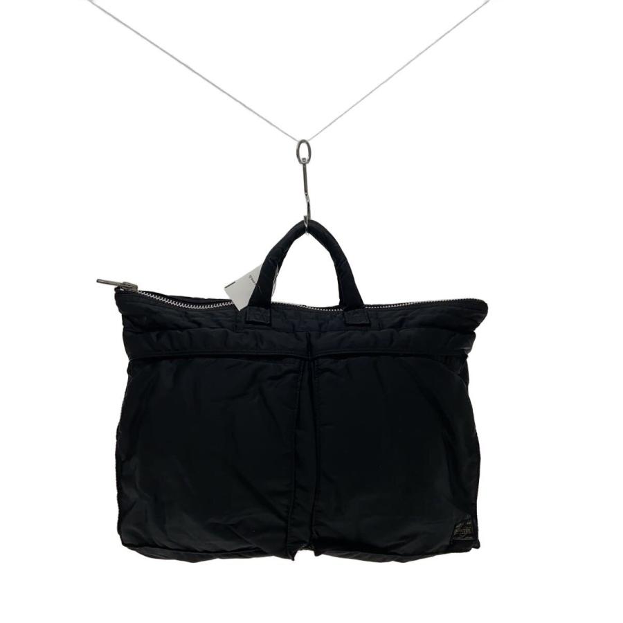 【美品】 ポーター タンカー ブリーフケース ブラック ナイロン 黒 PORTER◇タンカー/ブリーフケース/ナイロン/BLK// : セカンド