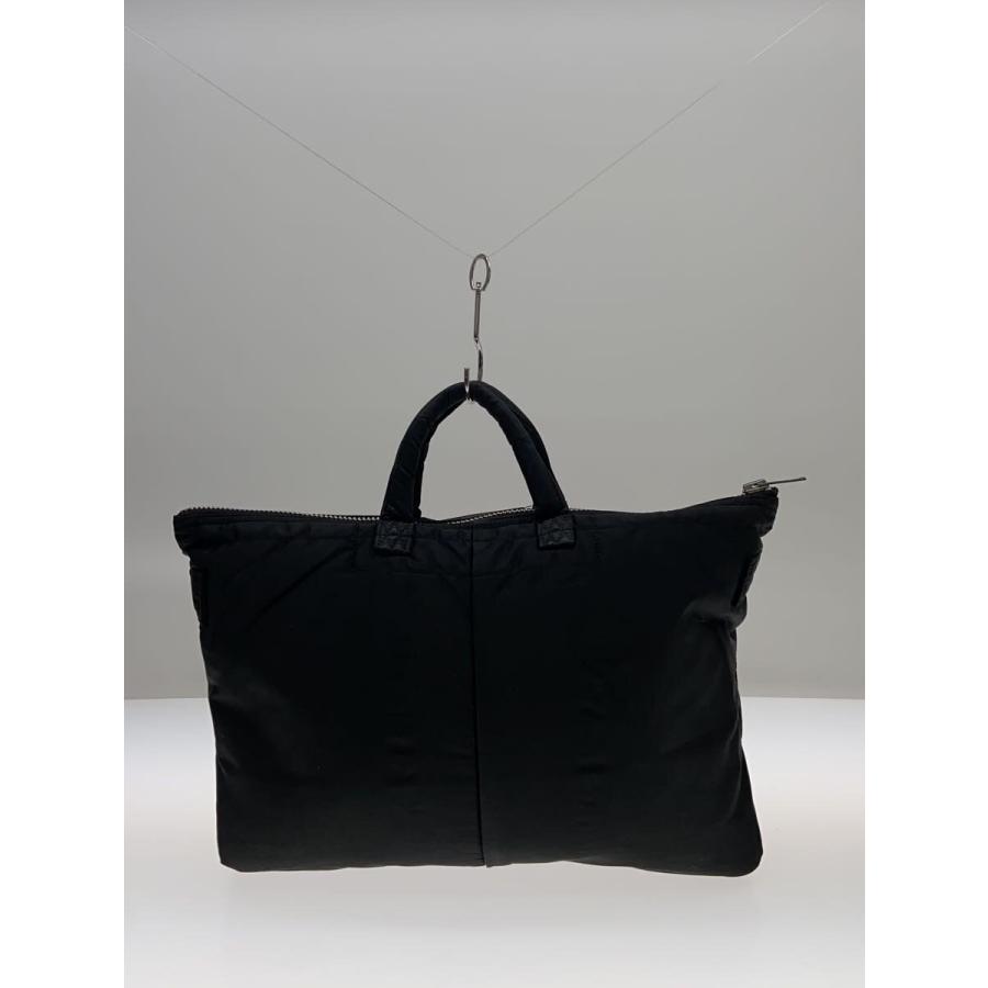 【美品】 ポーター タンカー ブリーフケース ブラック ナイロン 黒 PORTER◇タンカー/ブリーフケース/ナイロン/BLK// : セカンド
