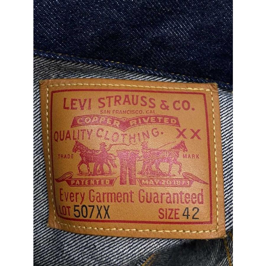【R】LEVI'S LVC 507XX 2nd 42サイズ 日本製 Levi's Vintage Clothing◇507XX/2ND/日本製/復刻/LVC/Gジャン/42