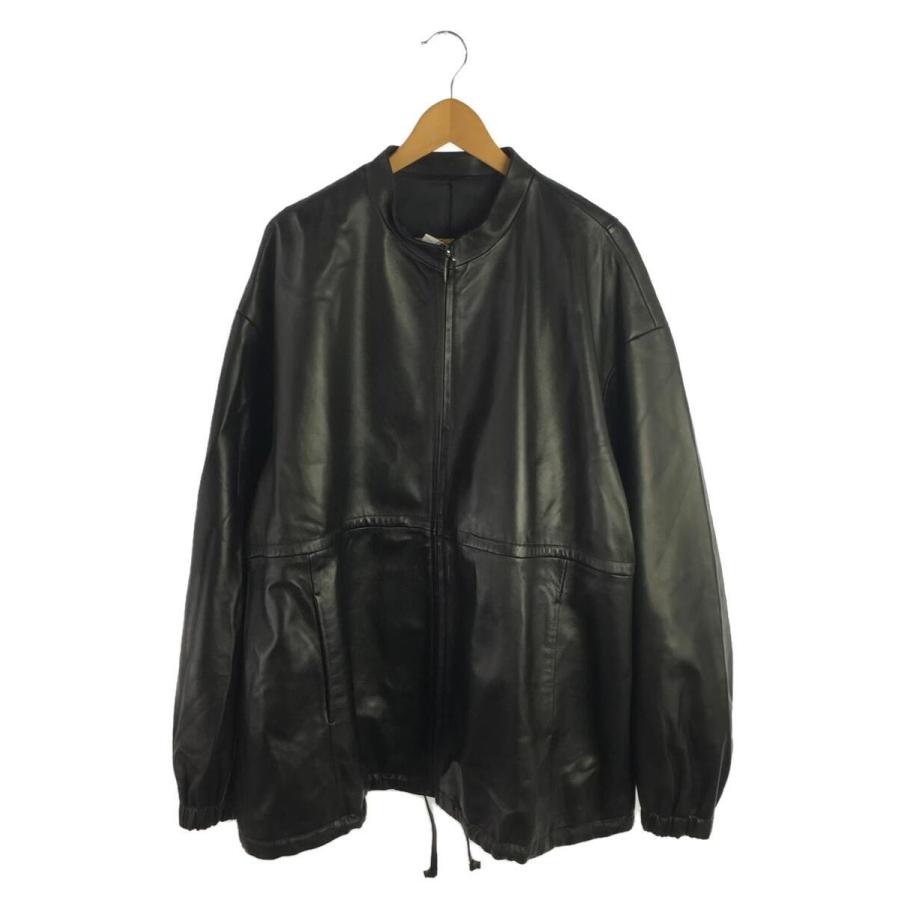 stein◇ss/Leather Drawstring Jacket/レザージャケット・ブルゾン/L