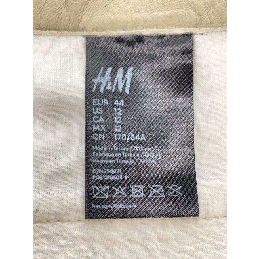 H&M◇×rokh/ツートーンレザーパンツ/ボトム/--/羊革/BLK : セカンド 