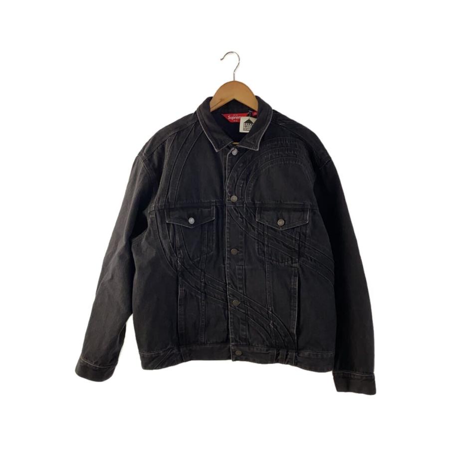 Supreme◇24ss/S Logo Denim Trucker Jacket/Gジャン/L/コットン