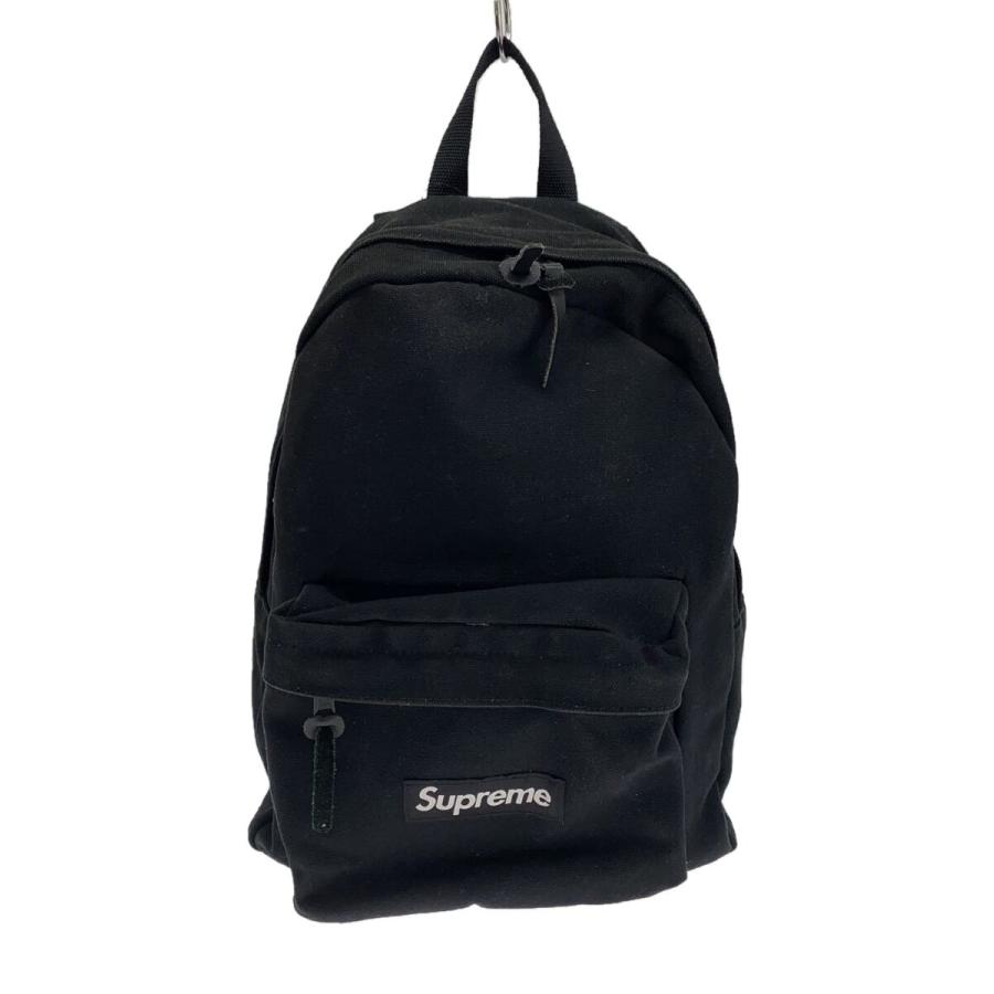 Supreme◇22SS/CANVAS BACKPACK/リュック/キャンバス/ブラック