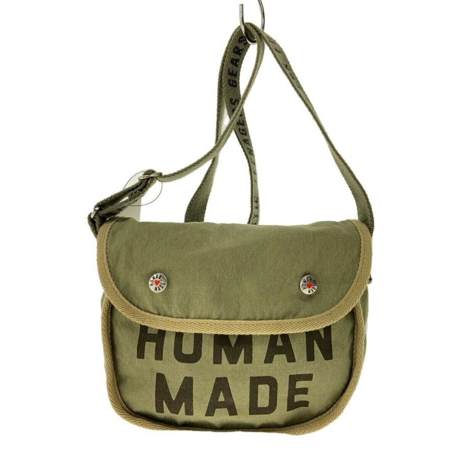 HUMAN MADE◇Shoulder Bag Olive Drab/ショルダーバッグ HUMAN MADE◇Shoulder Bag Olive Drab/ショルダーバッグ