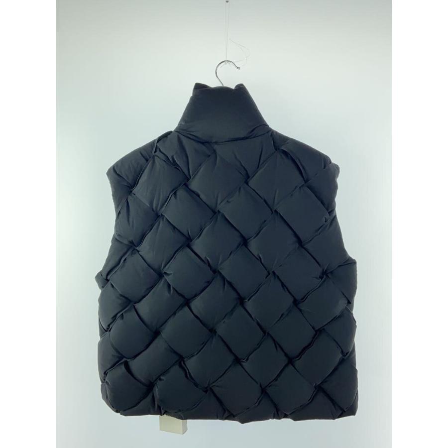 BOTTEGA VENETA◇イントレチャートダウンベスト/S/ナイロン/ブラック