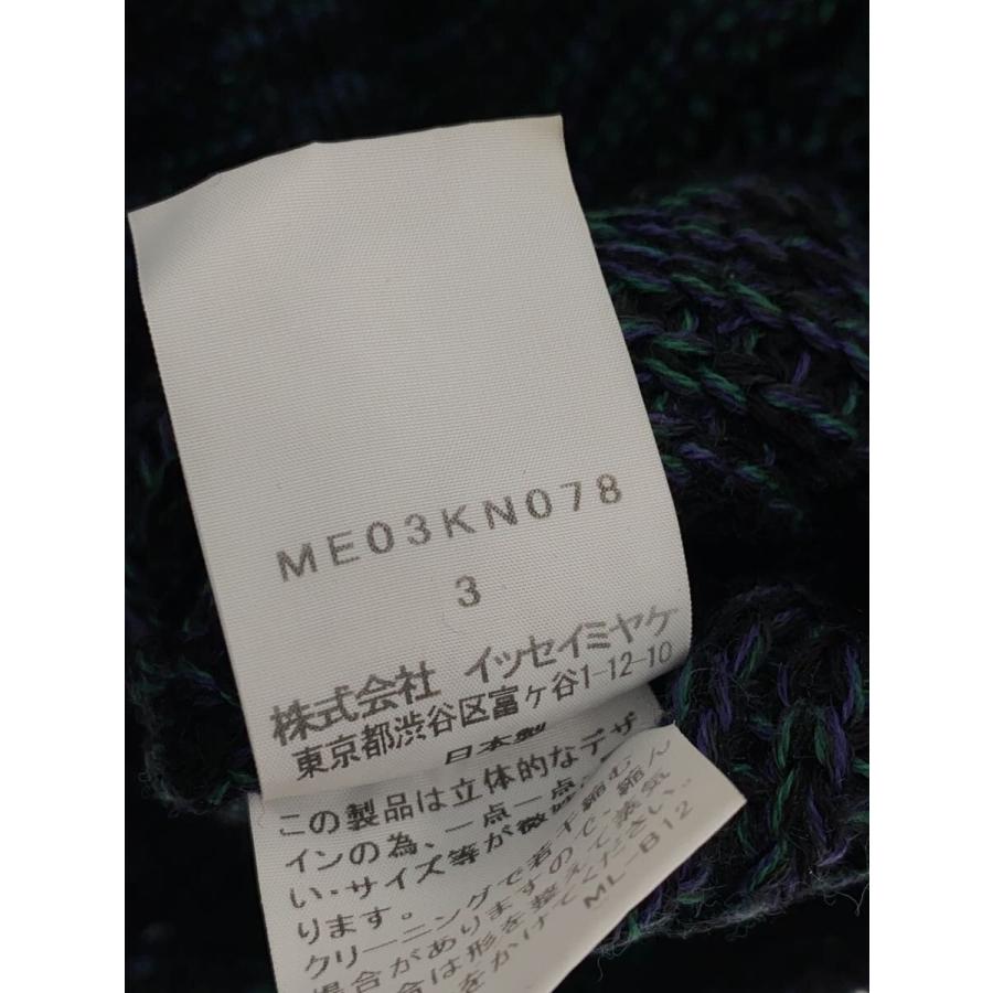 ISSEY MIYAKE MEN◇モックネックニット・セーター(厚手)/3/ウール