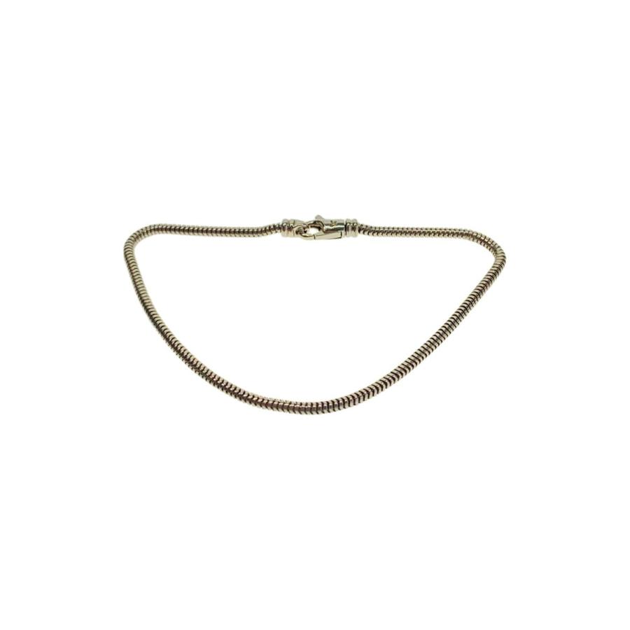 TOMWOOD◇スネークチェーンブレスレット/SV925/SLV/メンズ