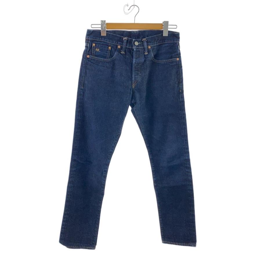 RRL◇16oz Rinsed Selvedge Denim/ストレートパンツ/30/デニム/IDG