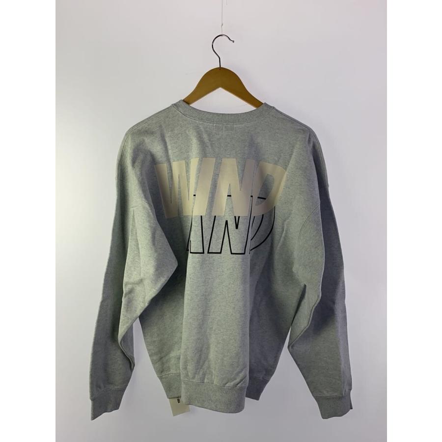 WIND AND SEA / SEA CREWNECK SWEATSHIRT/スウェット/M/コットン/グレー/WDS-O-OSS-26-Q1 WIND AND SEA◇SEA CREWNECK SWEATSHIRT/スウェット/M/コットン/グレー