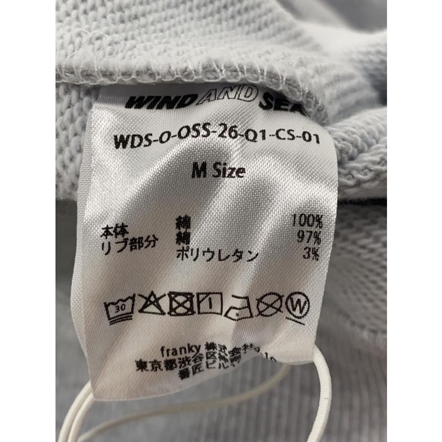 WIND AND SEA◇SEA CREWNECK SWEATSHIRT/スウェット/M/コットン/グレー