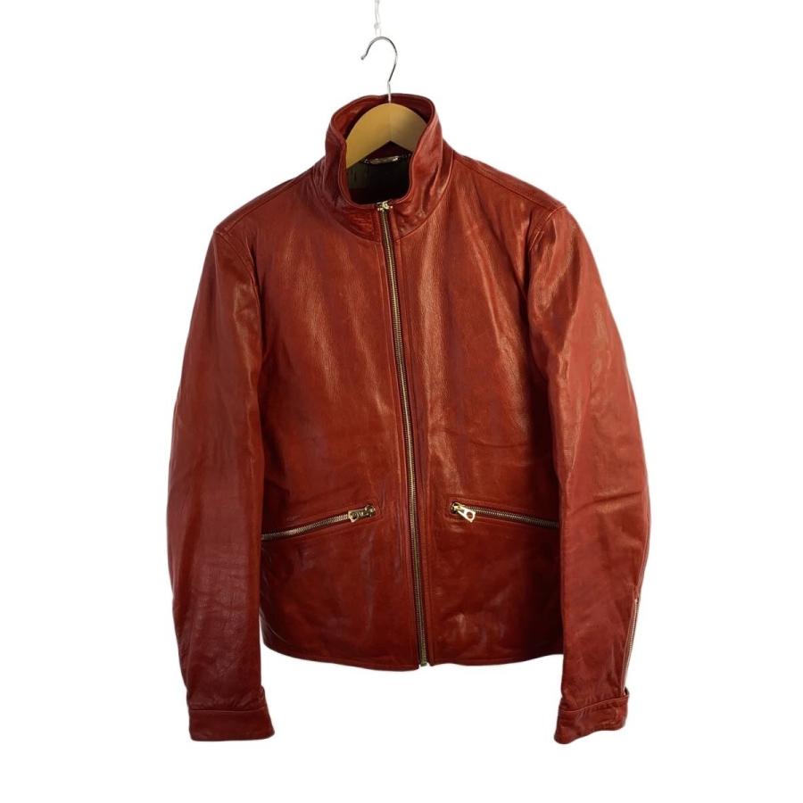 DOLCE&GABBANA◇14AW/ジップアップディアスキンレザージャケット/鹿革