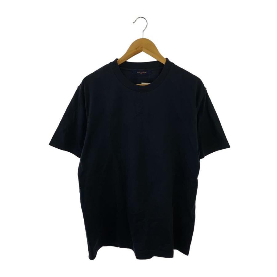 LOUIS VUITTON◇25SS/LVエンボスTシャツ/XL/コットン/ブラック/RM251Q