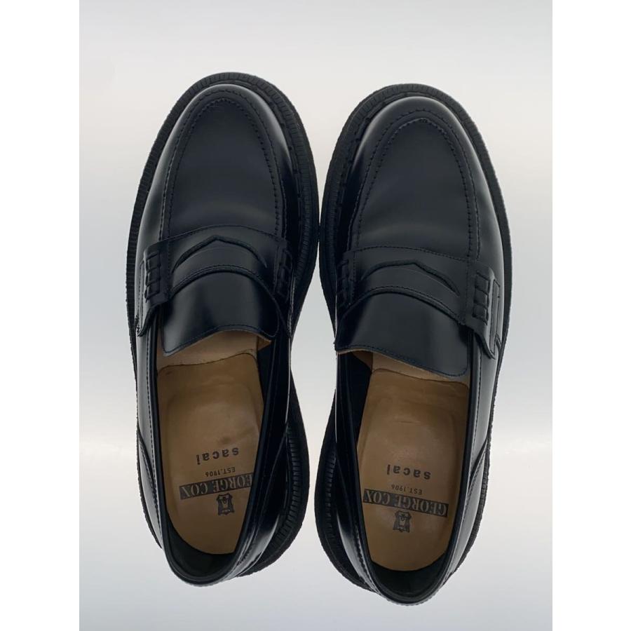 GEORGE COX◆COIN LOAFER/ローファー/UK9/ブラック/21-02649M/15409VII_2