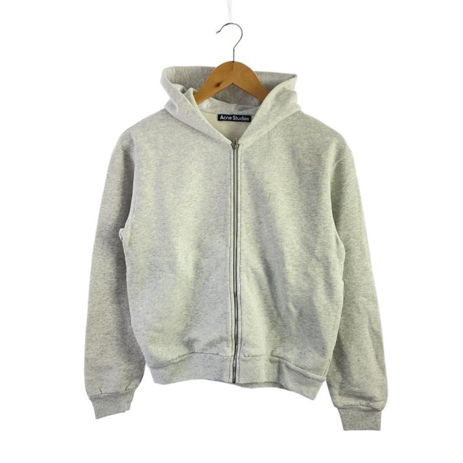 Acne Studios グレー パーカー Acne Studios(Acne)◇Face/ジップパーカー/XXS/コットン/グレー/FA-UX