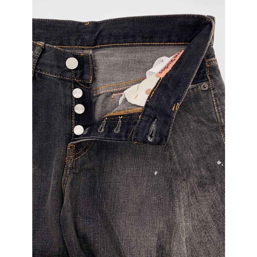 Acne Studios(Acne)◆2006F BLACK TRAFALGAR/ボトム/23/コットン/ブラック/A00515//の画像