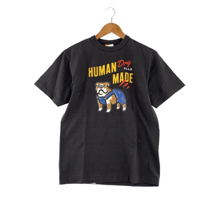 HUMAN MADE◇GRAPHIC T-SHIRT/Tシャツ/M/コットン/ブラック/HM31TE015 