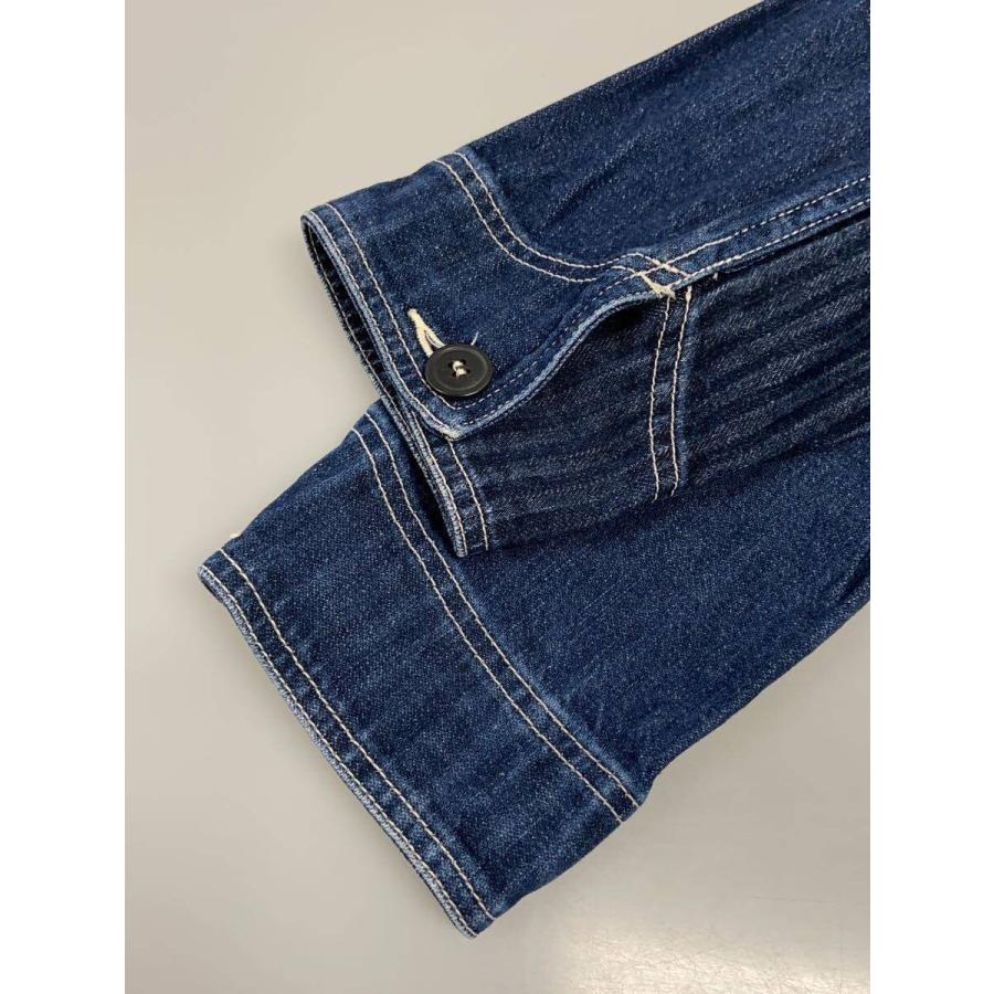 未使用級 FDMTL カバーオール パッチワーク インディゴ デニム 刺子 XL FDMTL◇刺し子パッチワークカバーオールジャケット/3/コットン