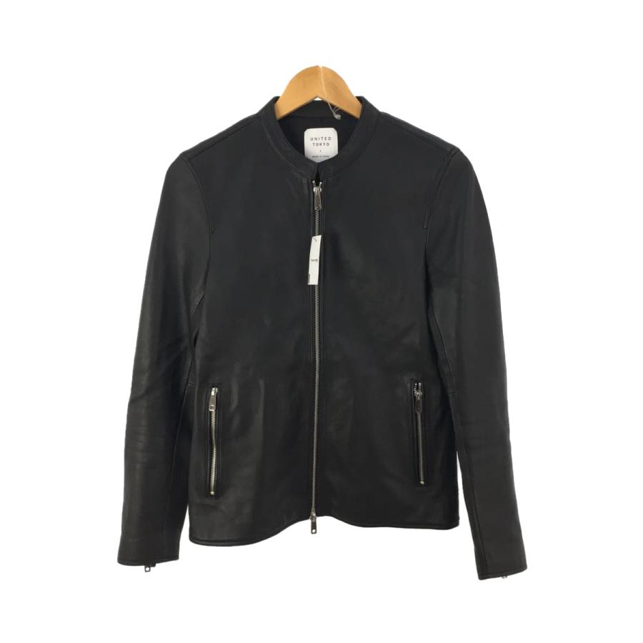 UNITED TOKYO◆ラムレザーシングルライダース/406152001/レザージャケット・ブルゾン/1/羊革/BLK  :2337830133515:セカンドストリートYahoo!店 - 通販 - Yahoo!ショッピング