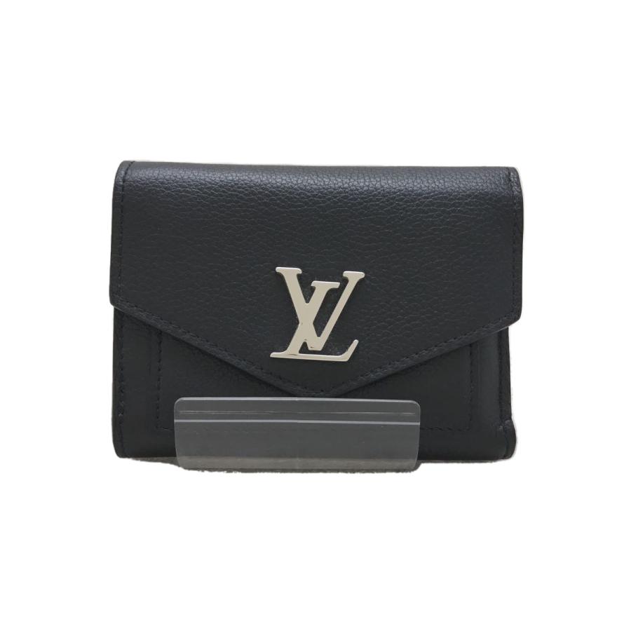 LOUIS VUITTON◇ポルト・フォイユ・マイロックミーコンパクト_BLK