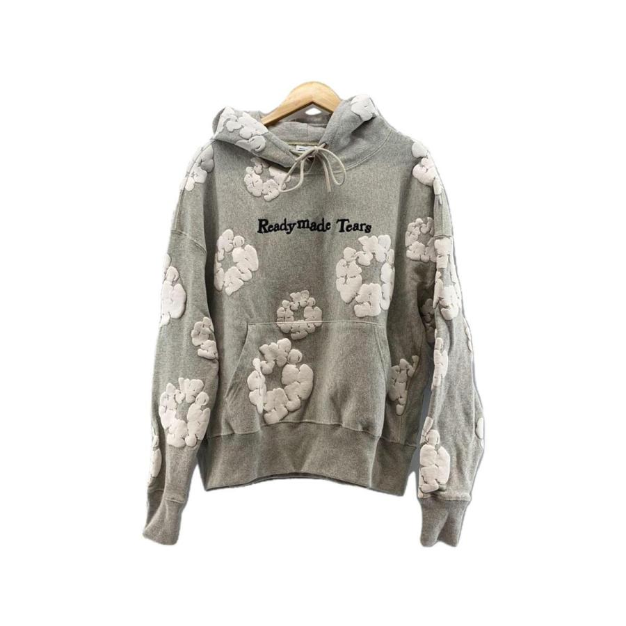 DENIM TEARS◇COTTON WREATH HOODIE/パーカー/S/コットン/GRY/RE-DT-GY 