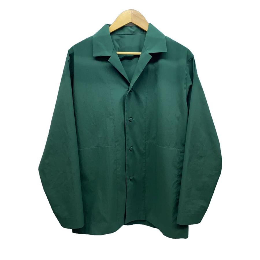HOMME PLISSE ISSEY MIYAKE◇オープンカラーチャイナシャツ/長袖シャツ
