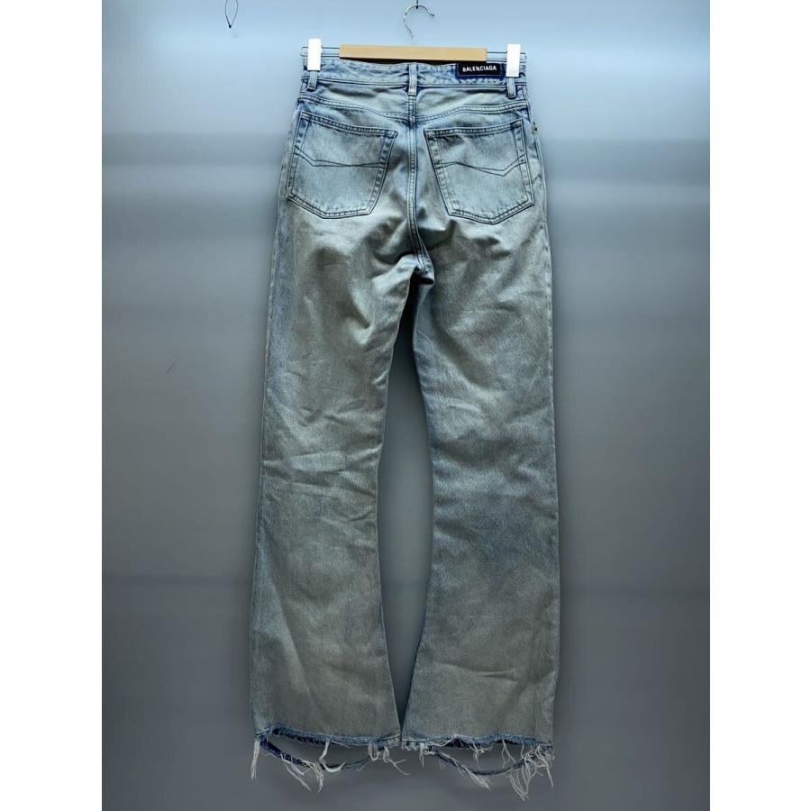 BALENCIAGA◇23AW/ダメージ加工/ウォッシュデニムパンツ/ブーツカット 