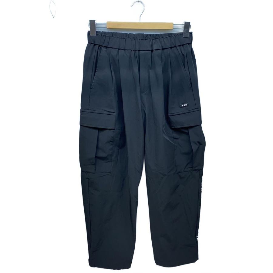 GOD SELECTION XXX◇カーゴパンツ/S/ナイロン/BLK : セカンド