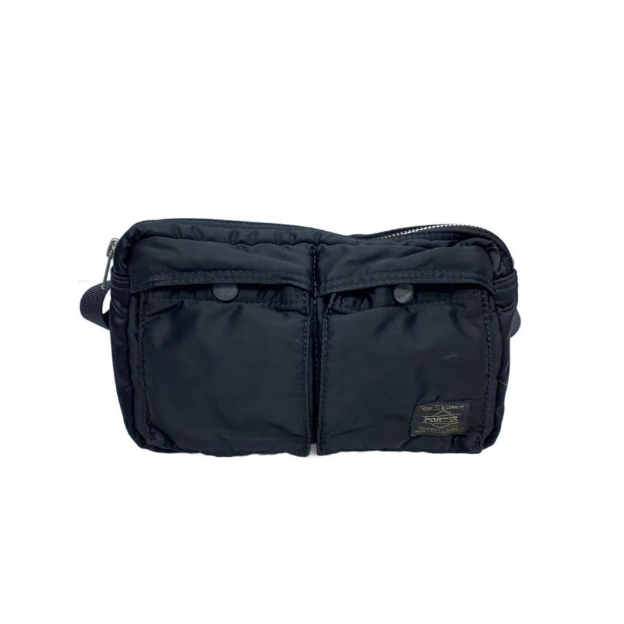 PORTER◇TANKER/タンカー/吉田カバン/ウエストバッグ/ナイロン/BLK