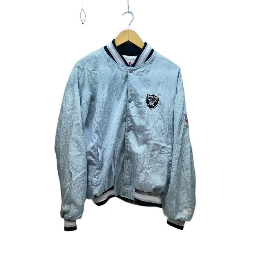 STARTER◇スタジャン/ナイロン/BLU/RAIDERS/NFL : セカンドストリート