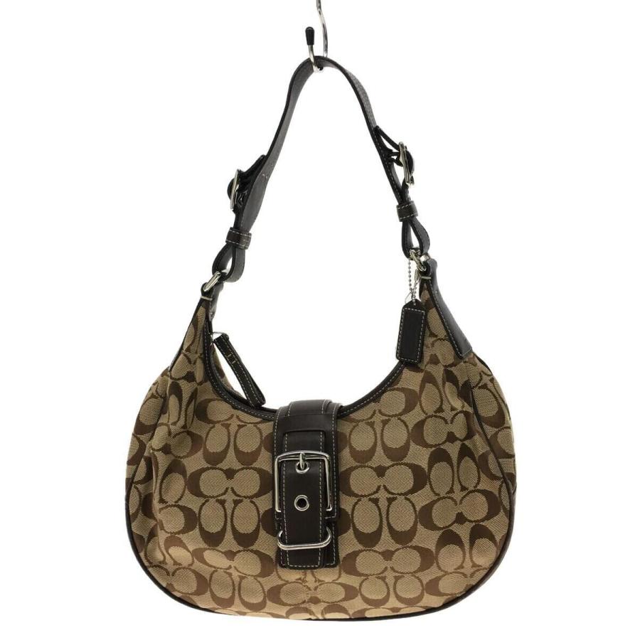 COACH◇ハンドバッグ/キャンバス/ベージュ/総柄/K3J-6363