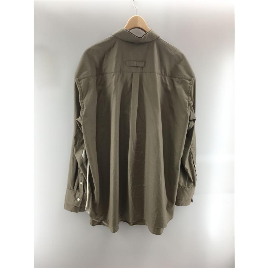 stein◇22ss/Oversized Layered Shirt/長袖シャツ/S/ベージュ