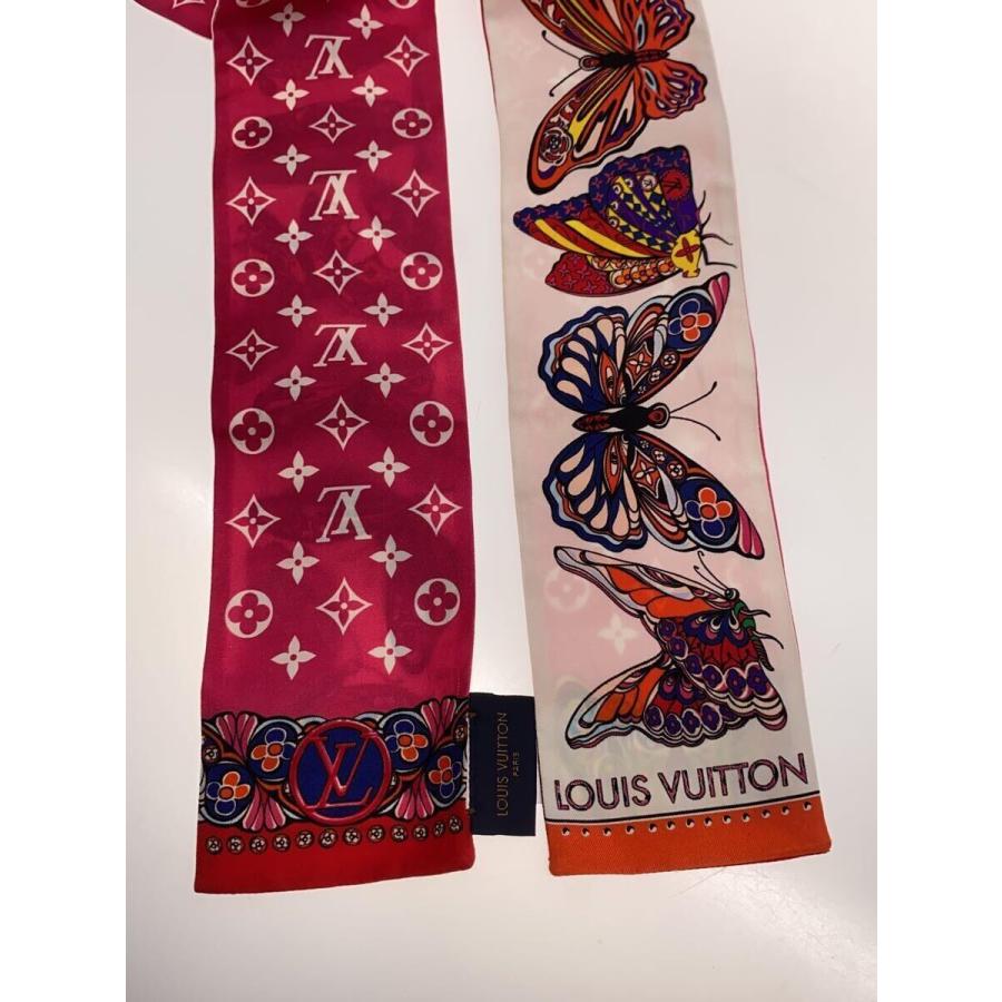 LOUIS VUITTON◇バンドー・ワールドオブラブ_WHT/シルク/WHT/総 LOUIS VUITTON◇バンドー・ワールドオブラブ_WHT/シルク/WHT/総
