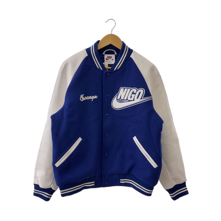 NIKE◇NIGO Nike NRG Varsity Jacket/コラボ/スタジャン/ジャケット/M