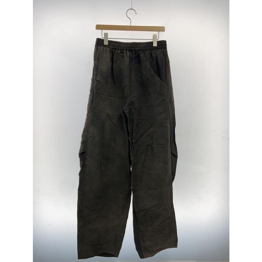 DEVOAパンツ デヴォア DEVOA Easy pants brushed cashgora linen （BLACK