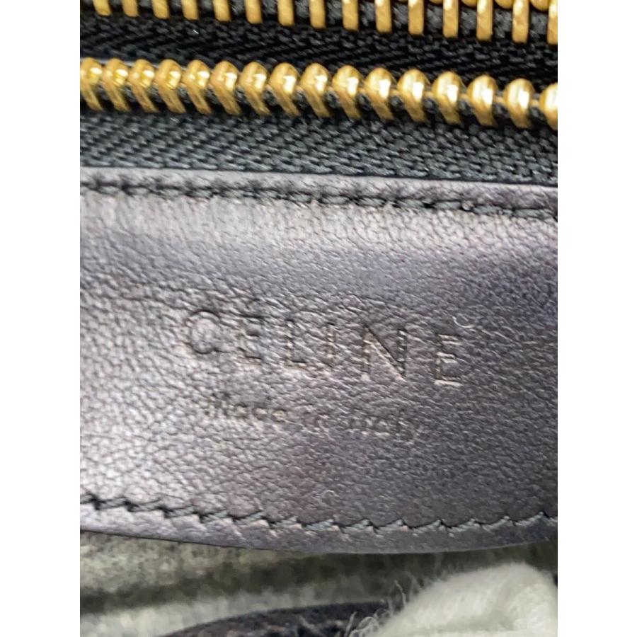 CELINE◇トリオショルダーバッグ/レザー/BLK : セカンドストリート