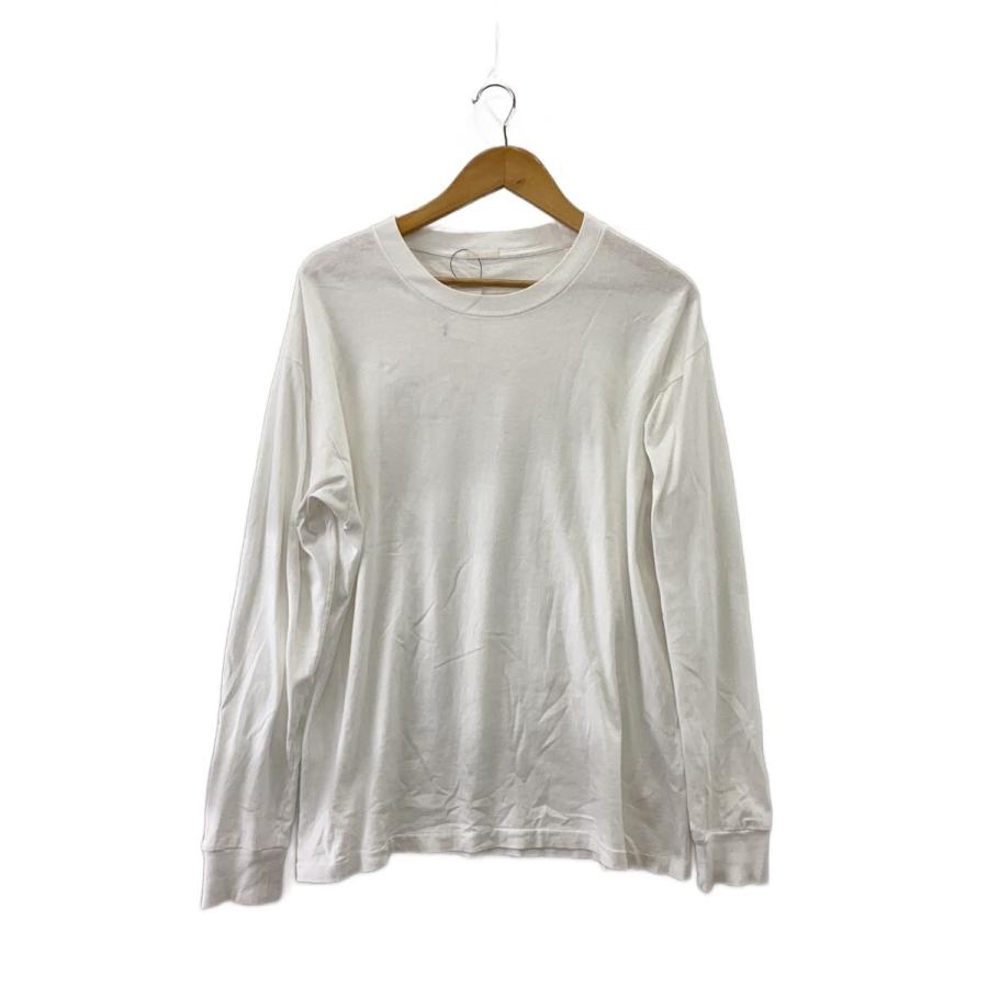 23ss COMOLI 空紡天竺長袖クルー 白 サイズ3 COMOLI◇23SS/空紡天竺 長袖Tシャツ/クルーネックカットソー/2