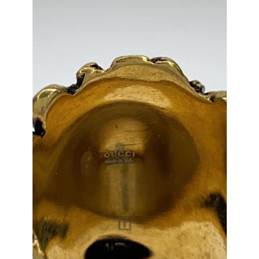 GUCCI◇ライオンヘッドリング/--/15号/GLD/メンズ// : セカンド