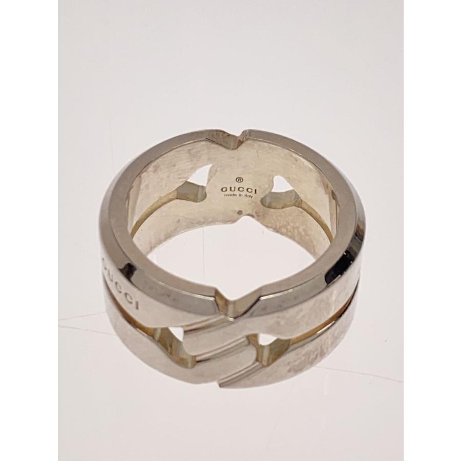 GUCCI◆ノット/インフィニティ/リング/SV925/ロゴ/刻印/12号/SLV/メンズ//_2